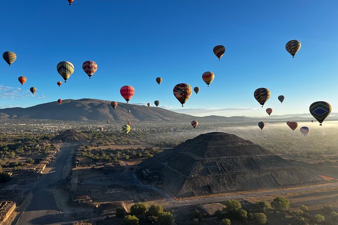 Balloon Flight with Tour of The Grotto and Guided Pyramid Tour - The Hot Air Balloon Flight: 40–60 Minutes Above Teotihuacán