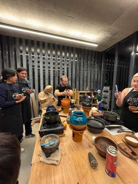 Bean to Beverage: Roast and grind cacao into chocolate - The tasting table, dessert, and what you’ll remember later