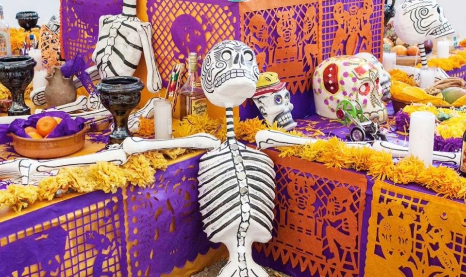 Day of the Dead Tour in San Andres Míxquic From Mexico City - The ofrenda lesson: skulls, marigolds, candles, and photos
