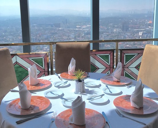 Dinner at the Revolving Bellini Restaurant in Mexico City - Price and what $99 buys you in real terms
