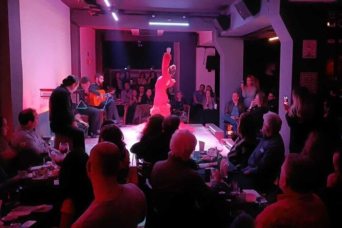 Flamenco Live Show and Dinner in Mexico City - The flamenco show: dancer, singer, guitar, and percussion