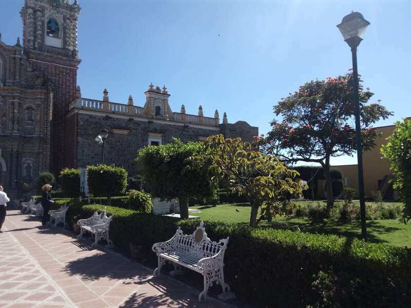 From Mexico City: Cholula Pyramid & Puebla Small Group Tour - San Francisco Acatepec and Puebla’s colonial core: churches, volcano views, and scale