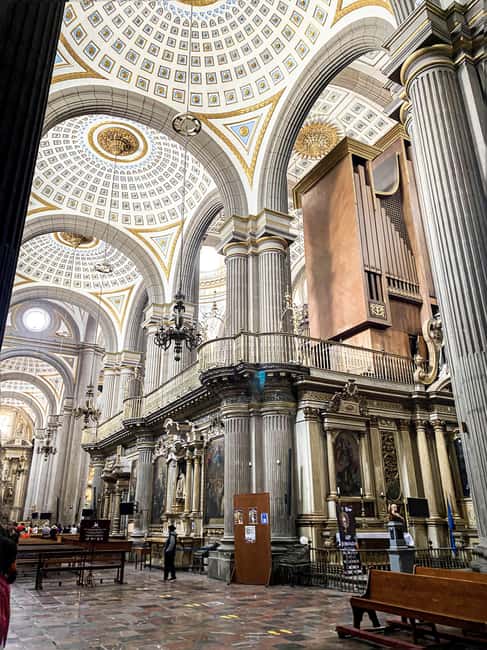 From Mexico City: Day trip to Puebla, Cholula, and Tonantzintla - Puebla’s cathedral and historic center: walkable grandeur without the chaos