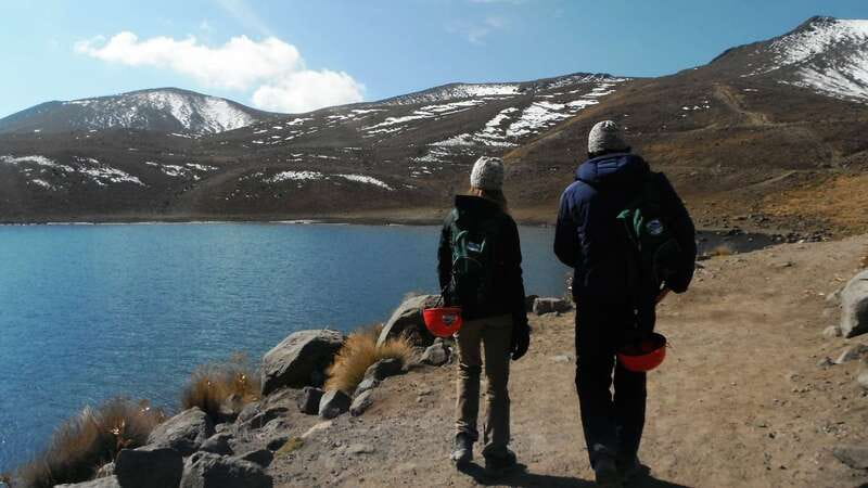 From Mexico City: Full Day Volcano Crater and Lake Hike - From Mercado Michoacán to the crater: plan for a long day