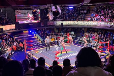 Lucha Libre Saturday Show in Mexico City (SEATS FROM BALCONY) - Balcony seating at a small arena: view perks and the comfort trade-off