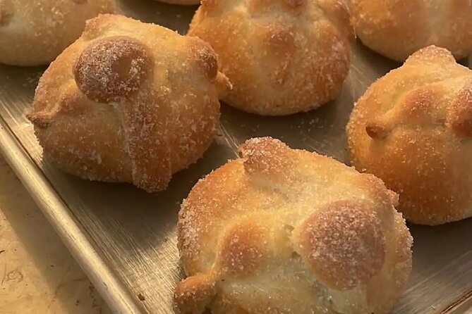 Mexican Bread Interactive Master Class - What Breads You’ll Make: Pan de Muerto or Concha