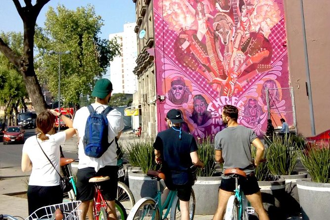 Mexico City; ART NACO : Murals & Street Art Bike Tour - Juárez and Cuauhtémoc: large murals and the Diego Rivera connection