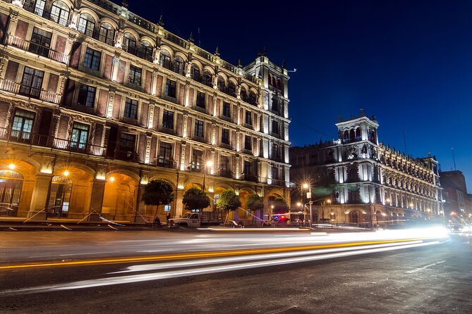 Mexico City at Night Tour with Torre Latino - Postal Palace and Calle Madero: street-level stories click fast