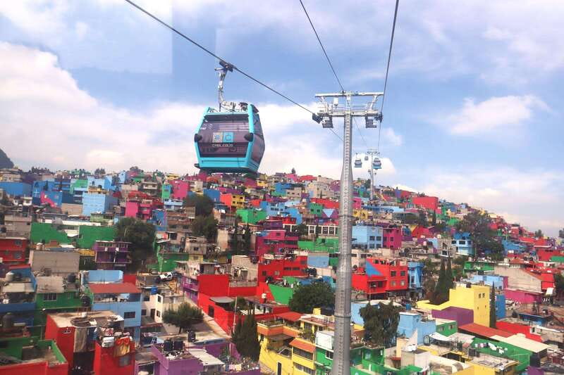 Mexico City: City Highlights Cable Car Ride w/ Taco & Tour - The mural-and-history stop: why street art belongs on your itinerary