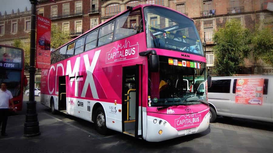 Mexico City: Night Bus Tour - Using the onboard audioguide like a pro