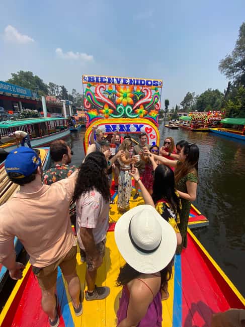 Mexico City: Xochimilco Boat with Guacamole & Premium Drinks - Guacamole making and cooking-class style time: Where the culture turns hands-on