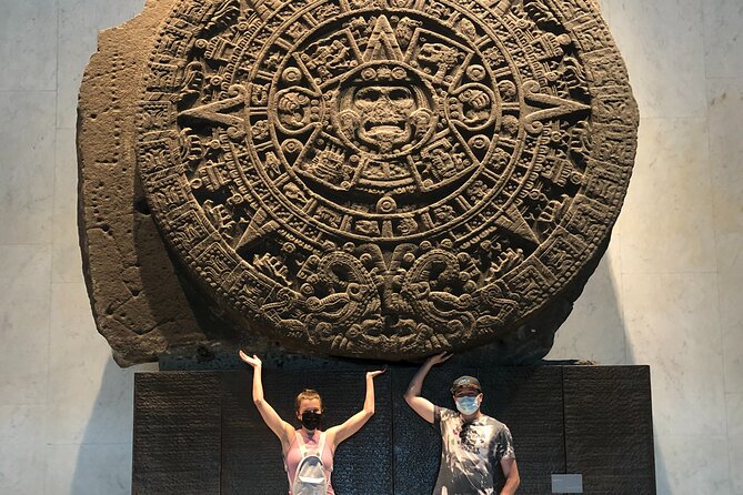 Mexico’s Ancient Wonders: Teotihuacan, Tula & Anthropology Museum - Museo Nacional de Antropologia: Olmec figures and the Aztec Sun Stone