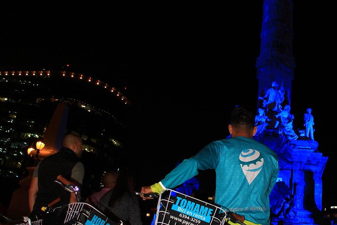Neon Bike Party - Private Bike Tour - Stop 2: Bellas Artes for stories and good night photos