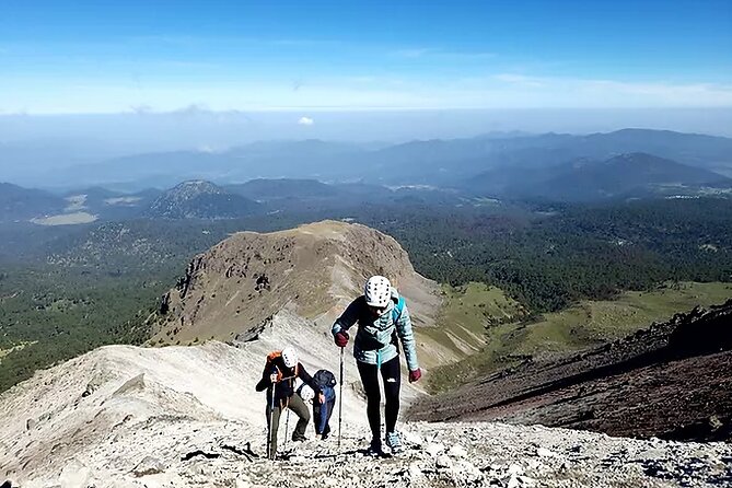Nevado de Toluca Tour from Mexico City - Gear on this tour: helmets and poles for stability