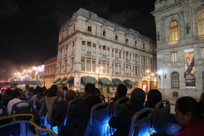 Night Tour of Mexico City Panoramic Ride on a Double-Decker Bus - Zócalo after dark: the Historic Center’s loudest “start here”