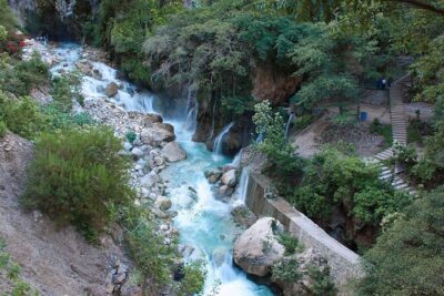 One day tour to the Tolantongo Caves - Stop 1 at Grutas Tolantongo: Hot Springs, Waterfalls, and the Suspension Bridge