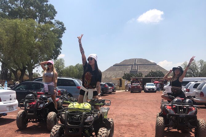 Private ATV tour in the archaeological zone of Teotihuacán - Temple of the Sun and Temple of the Moon Stops