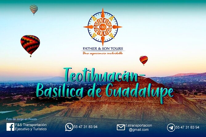 Private Tour Teotihuacan Pyramids & Basilica of Guadalupe - Plaza de las Tres Culturas in about 25 minutes: three eras, one glance