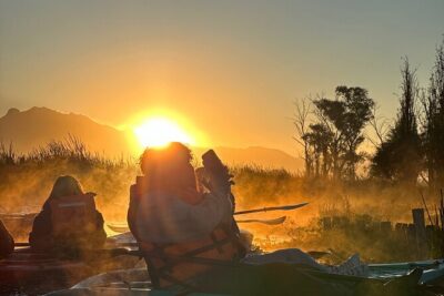 Sunrise Kayak Tour in Xochimilco - On the water in the dark: what kayaking feels like