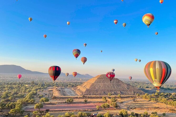 TEOTIHUACAN BALLOON RIDE (Private Transportation & Guided Tour) - The balloon ride: what 45–60 minutes feels like above UNESCO ruins