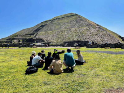 Teotihuacan Pyramids & lunch at my Grandma's house - Van ride to the grandmother’s house: coffee first, questions later
