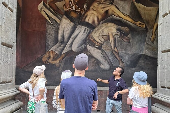 Tour history of Muralism in Mexico - Stop 2: Abelardo L. Rodríguez Murals market stop and the Greenwood sisters