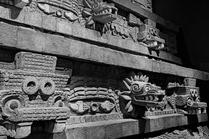 Tour to Teotihuacan from CDMX with entrances included - Templo de Quetzalcóatl: stonework and the artistry of the site