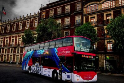 Tourist Bus in Mexico City Night Tour or Hop-On Hop-Off Service - The 1 hour 15 minute Route: How the Bus Tour Flows