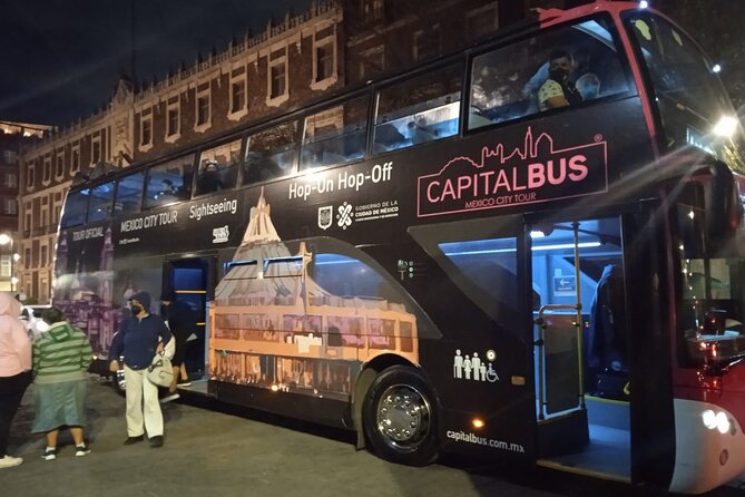 Tourist Bus in Mexico City Night Tour or Hop-On Hop-Off Service - Plaza Garibaldi and the Mariachi Scene You’ll Hear in Your Head